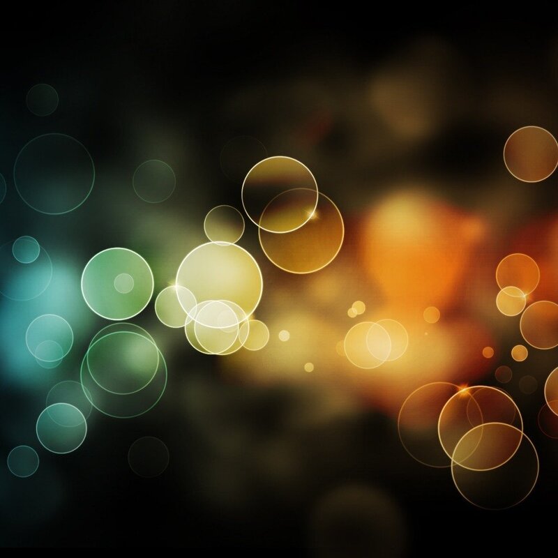 abstract bokeh light circles
