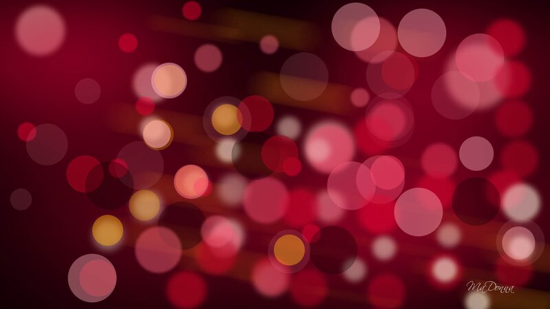 Abstract Bokeh Lights — Red