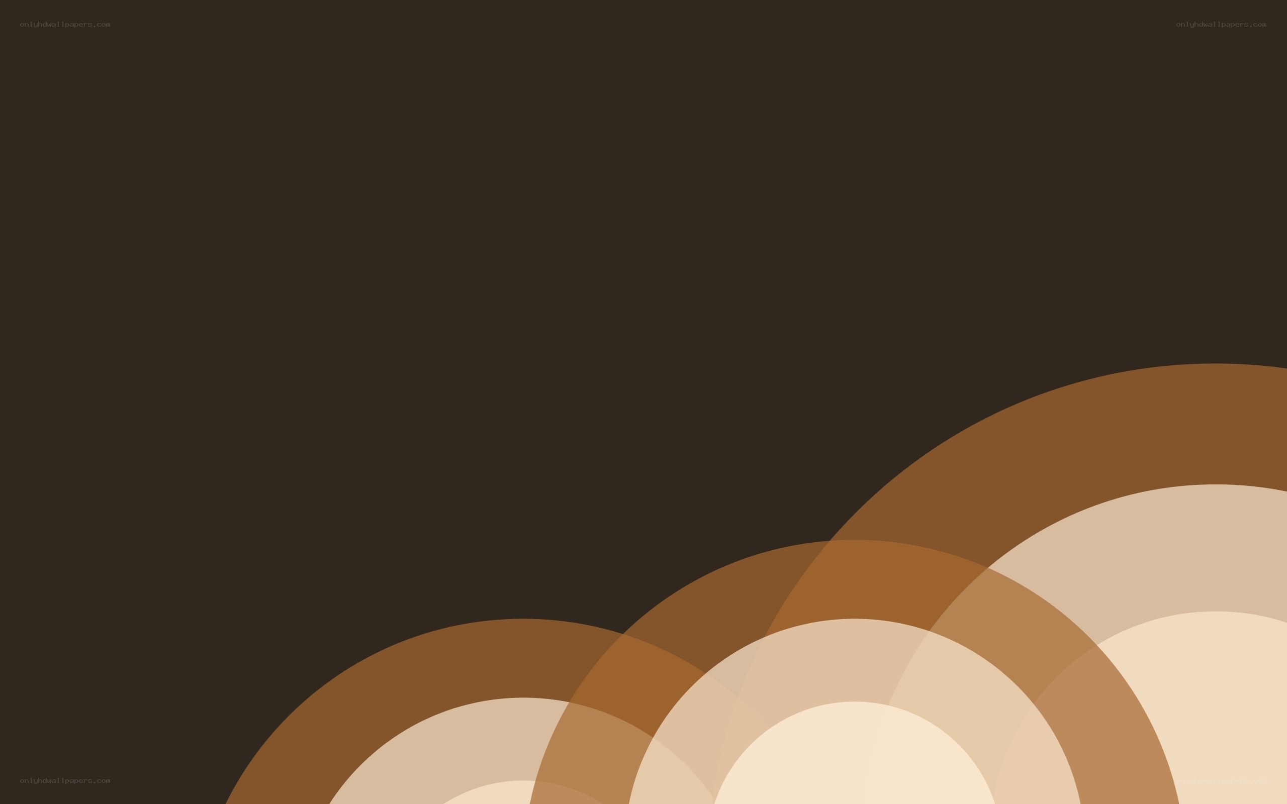 abstract brown circles design