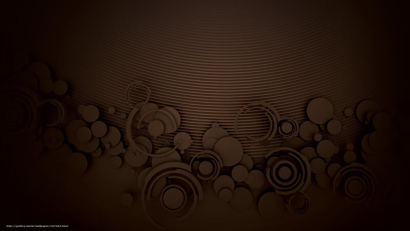 abstract brown circular design