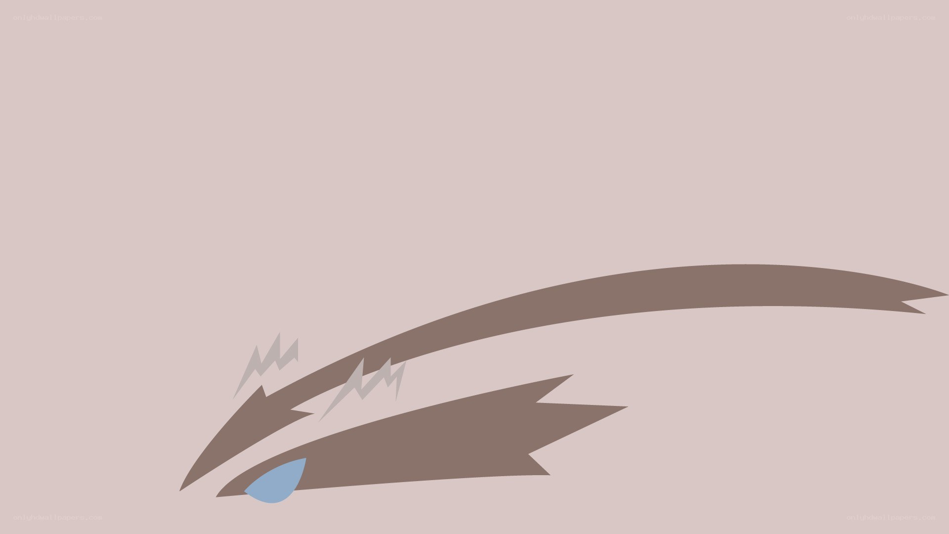abstract brown shapes on beige