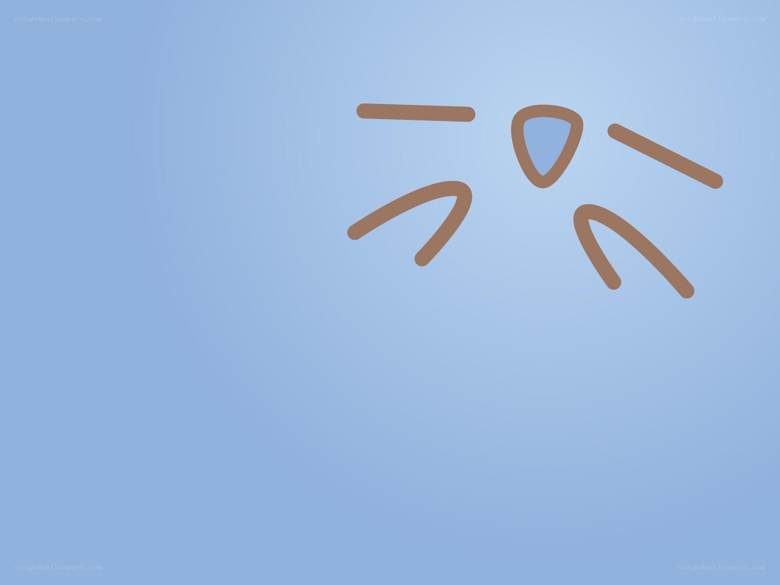 abstract brown shapes on blue