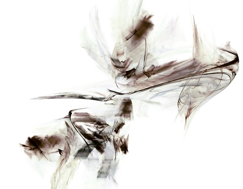 Abstract Brush Strokes — Brown