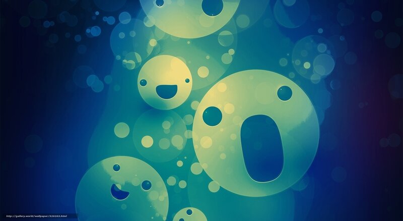 abstract bubble characters