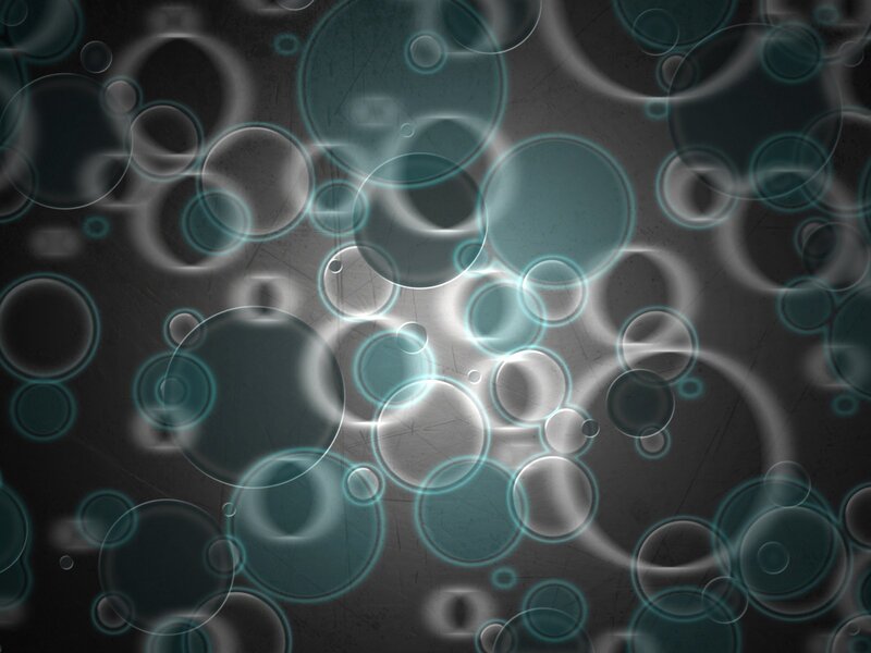 Abstract Bubble Pattern — Black