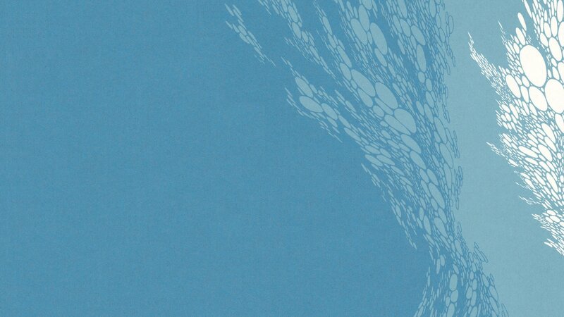 Abstract Bubble Pattern — Blue