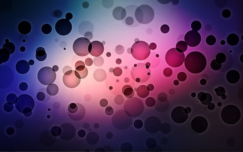 Abstract Bubble Pattern — Purple