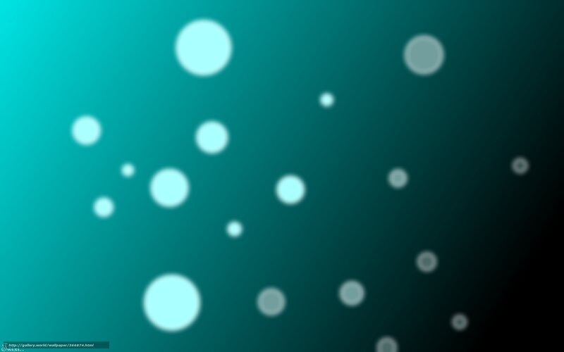 Abstract Bubble Pattern — Teal