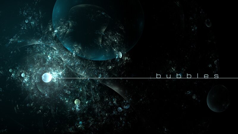 abstract bubble universe