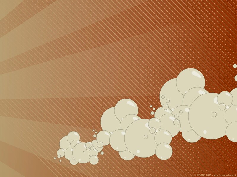 abstract bubbles on striped background
