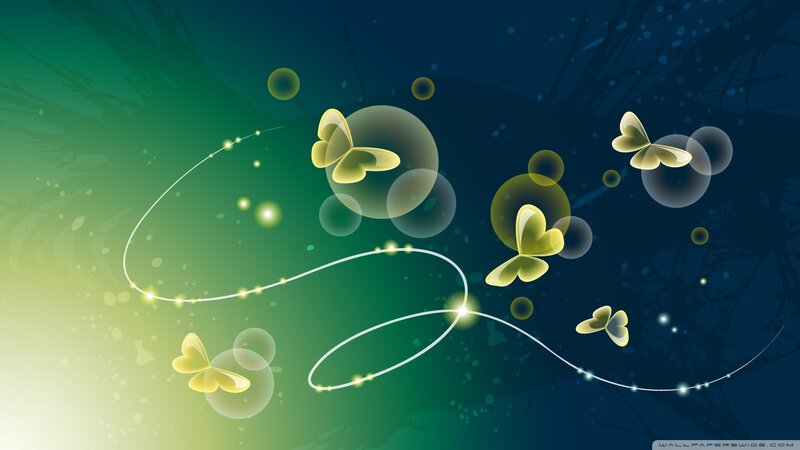 Abstract butterfly animation