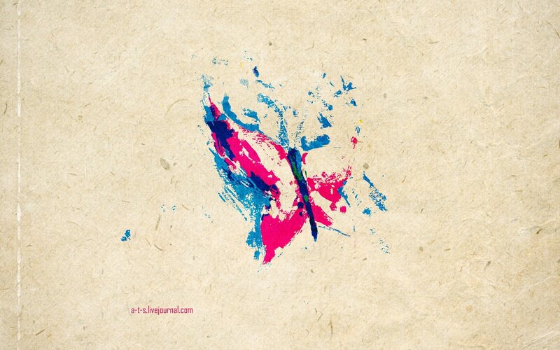 abstract butterfly art