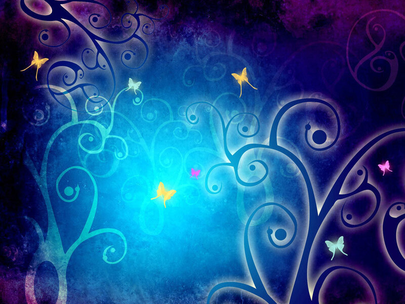 Abstract butterfly swirl background