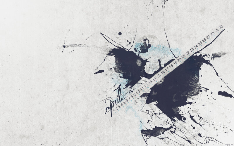 abstract calendar art