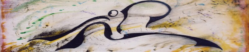 Abstract calligraphy art