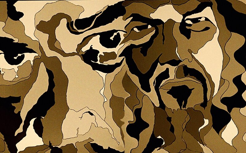 abstract camouflage pattern