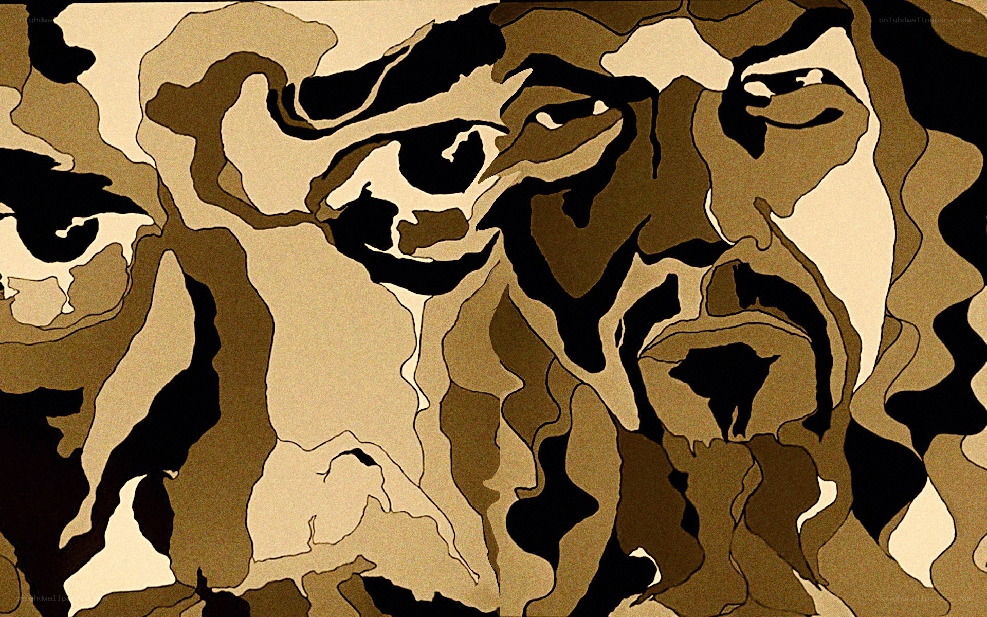abstract camouflage pattern