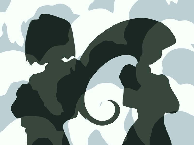 Abstract Camouflage Pattern — Green