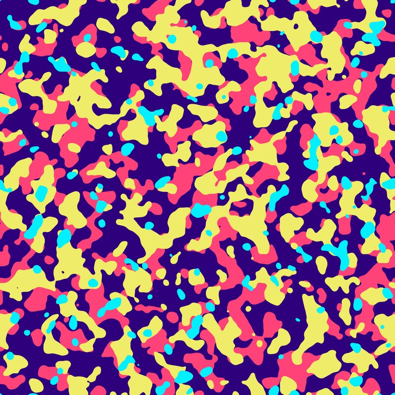 Abstract Camouflage Pattern — Purple