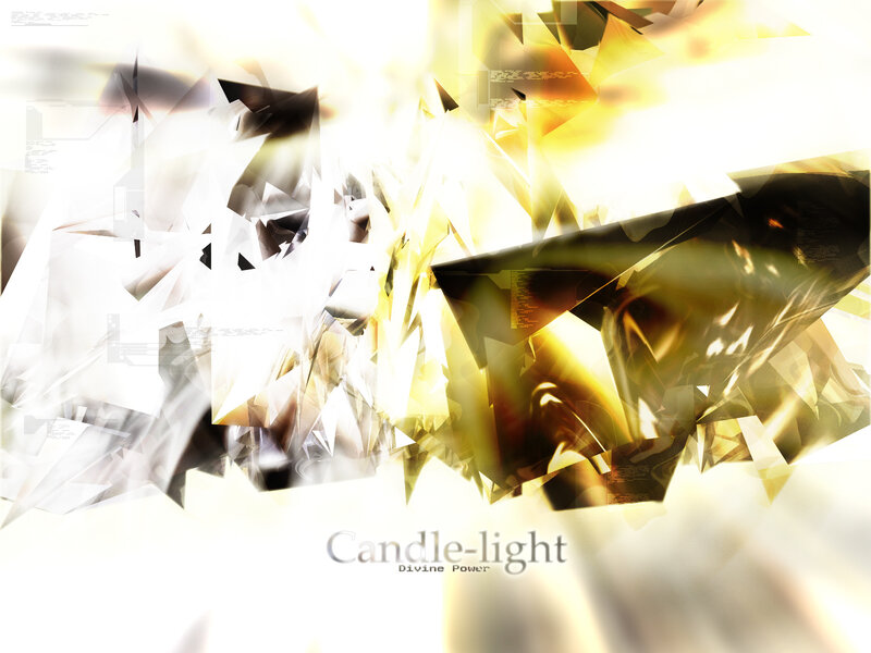 abstract candlelight divine power