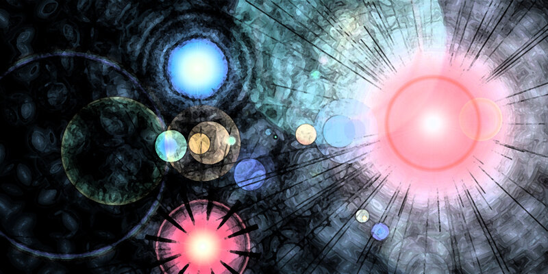 Abstract Celestial Bodies