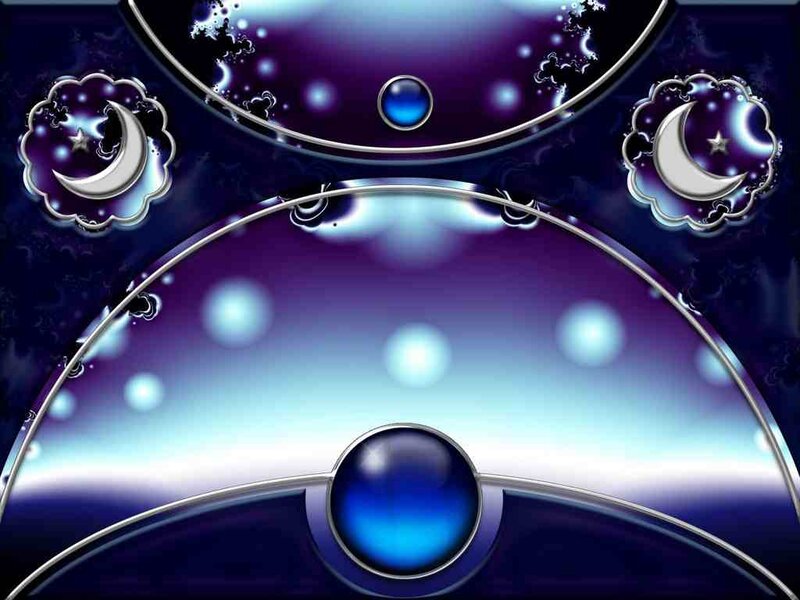 Abstract Celestial Design — Purple