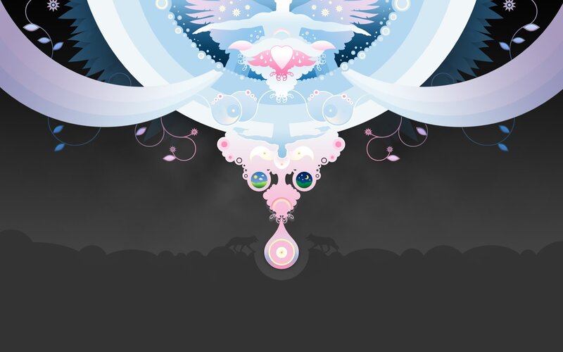 Abstract Celestial Figure