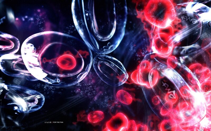abstract cellular art