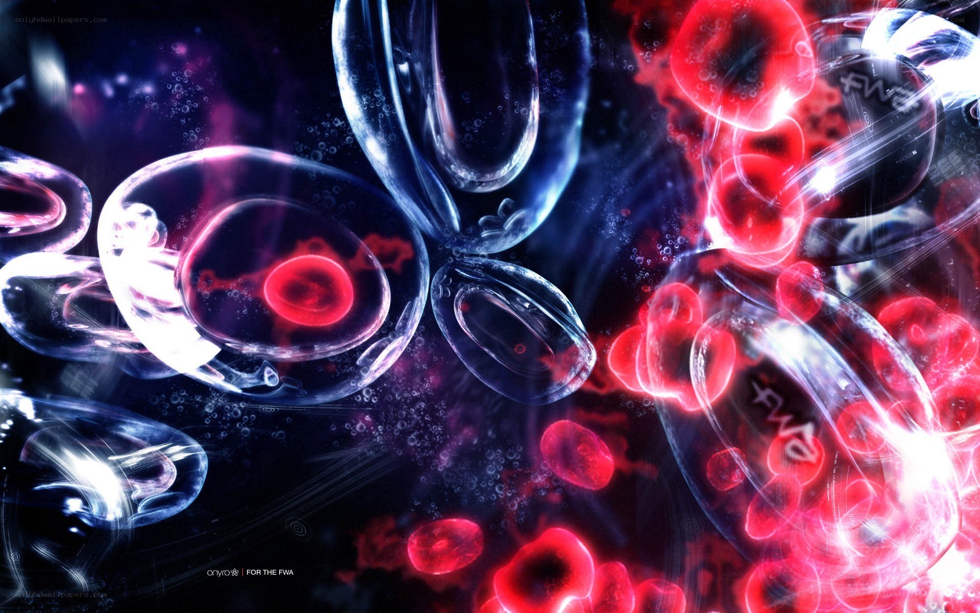 abstract cellular art