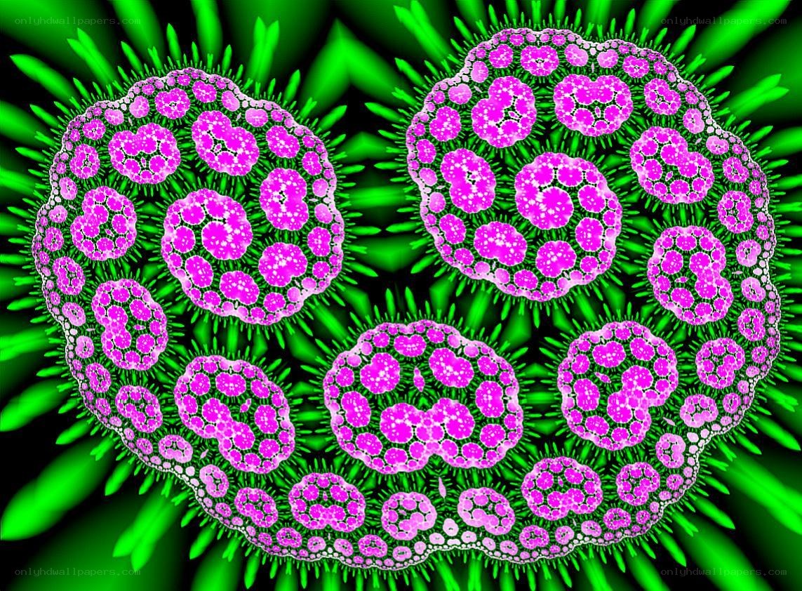 Abstract cellular fractal pattern