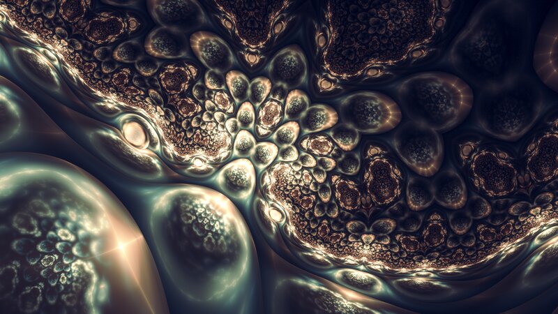 Abstract Cellular Patterns — Black
