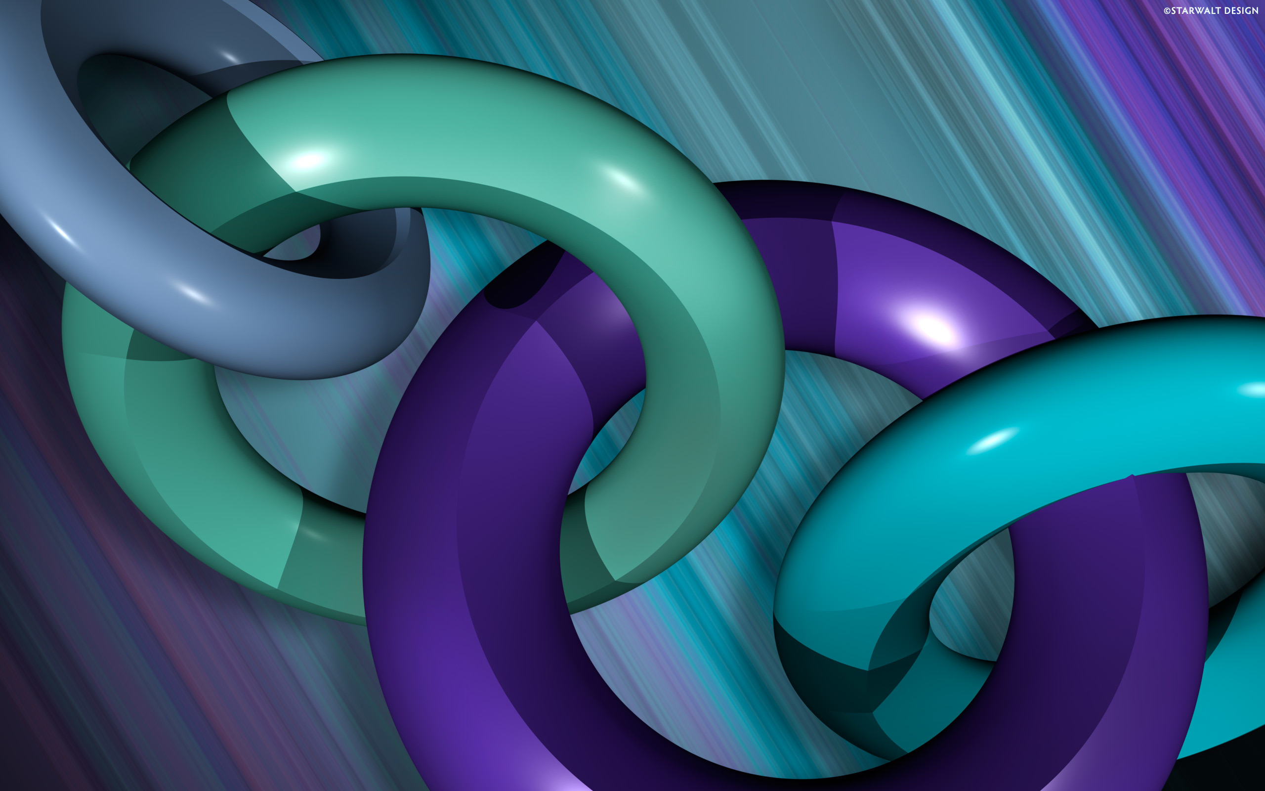 Abstract chain links design