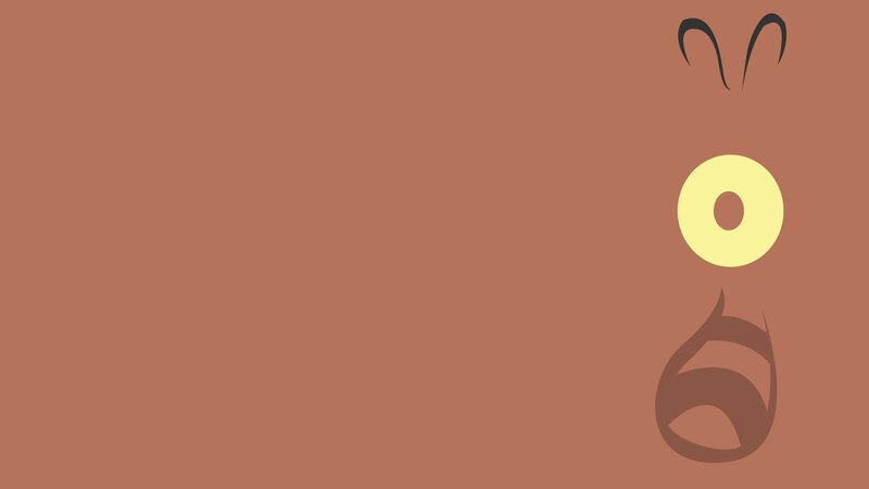 Abstract Character Face — Brown, Neutral