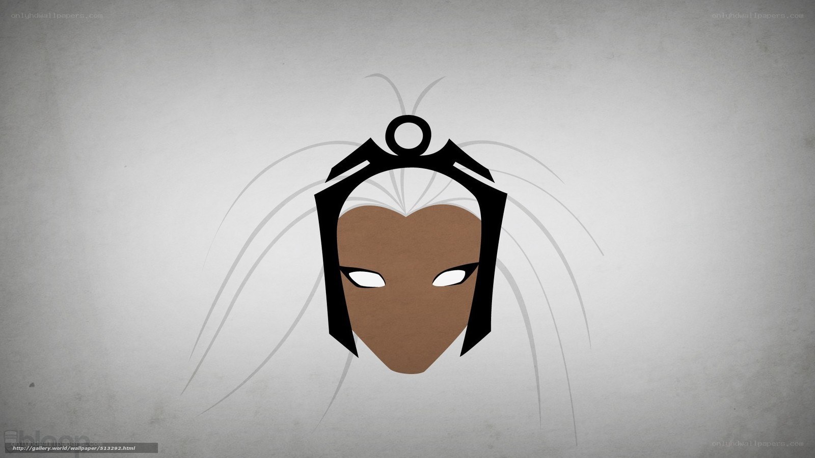 abstract character head design