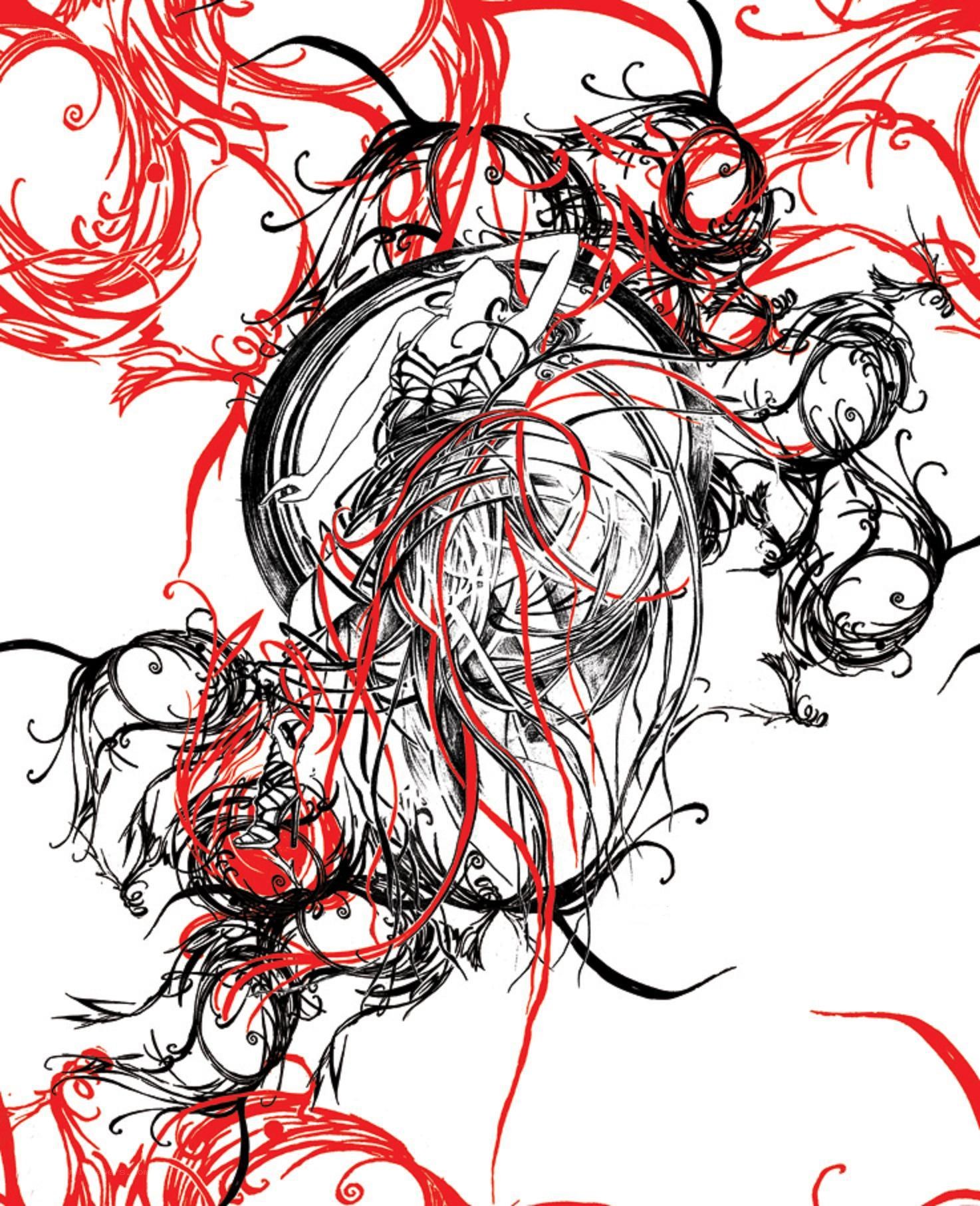abstract character illustration