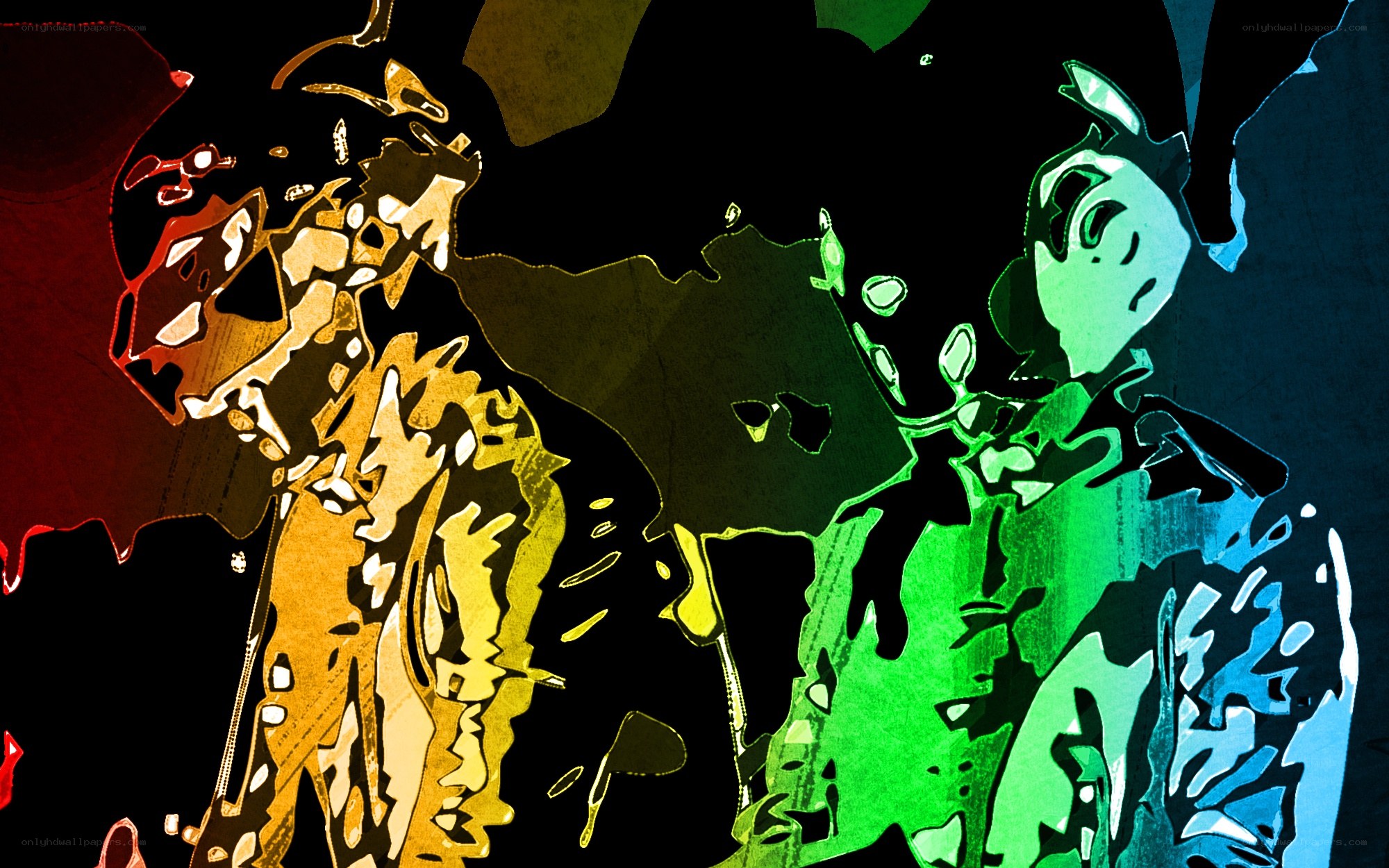Abstract character illustration