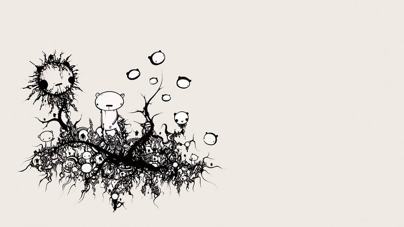 abstract character illustration