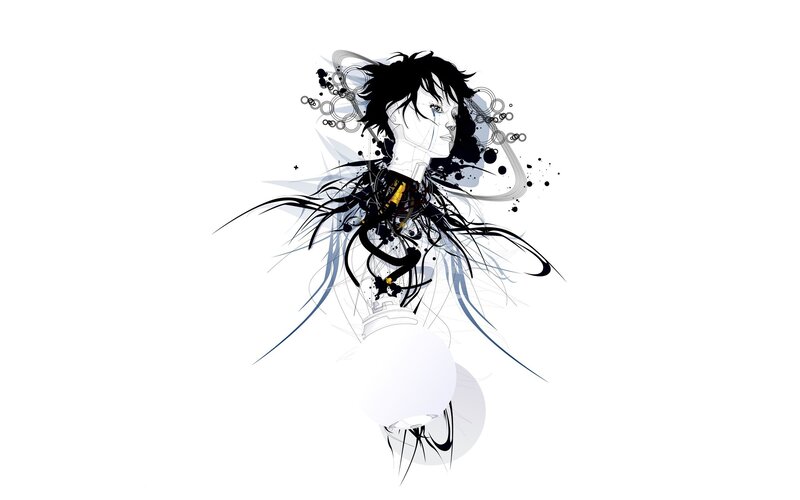 abstract character illustration