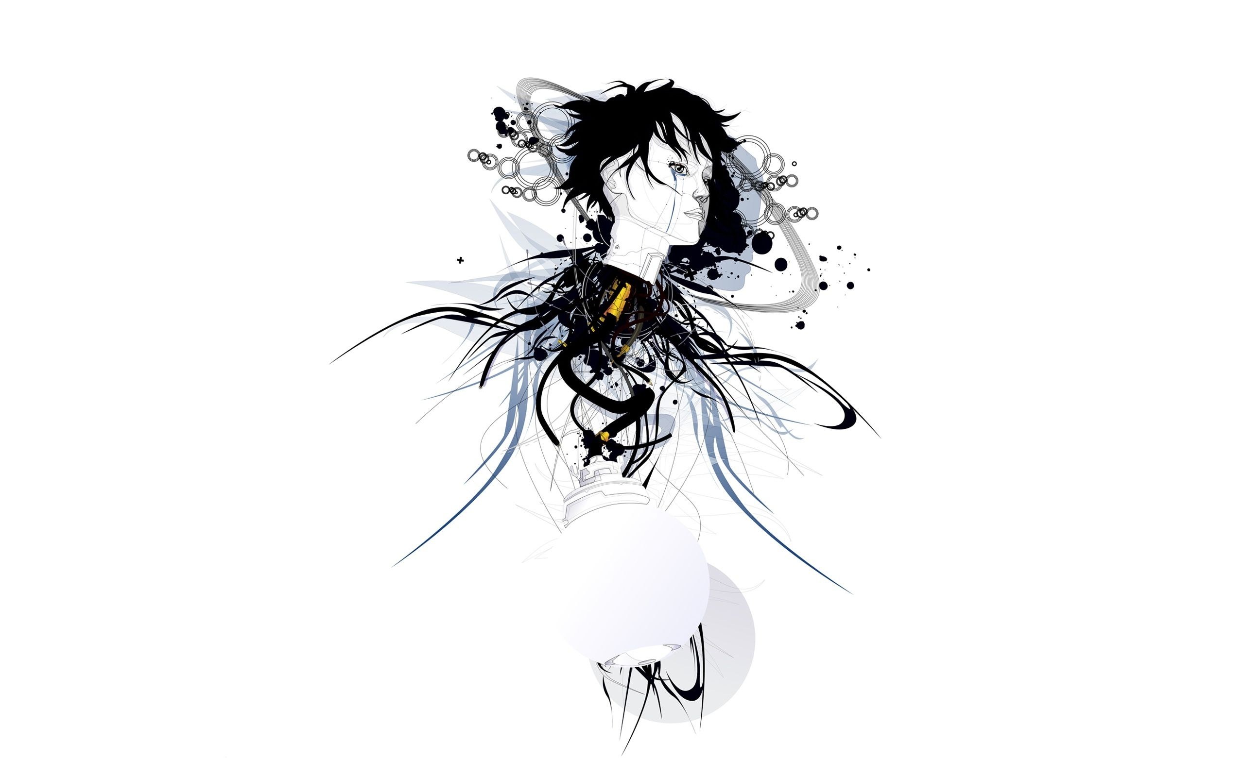 abstract character illustration