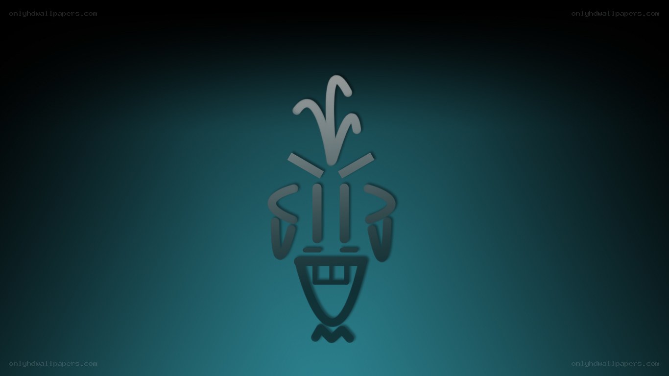 abstract character logo