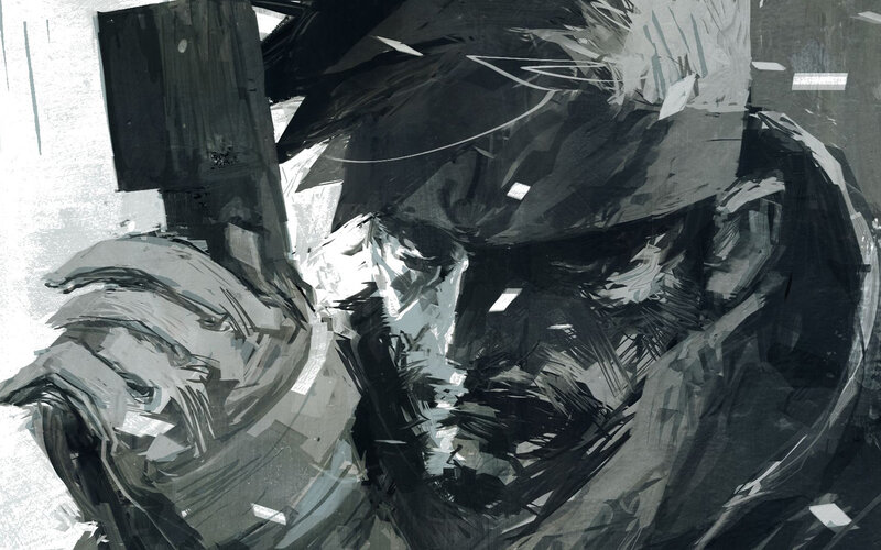 abstract character portrait