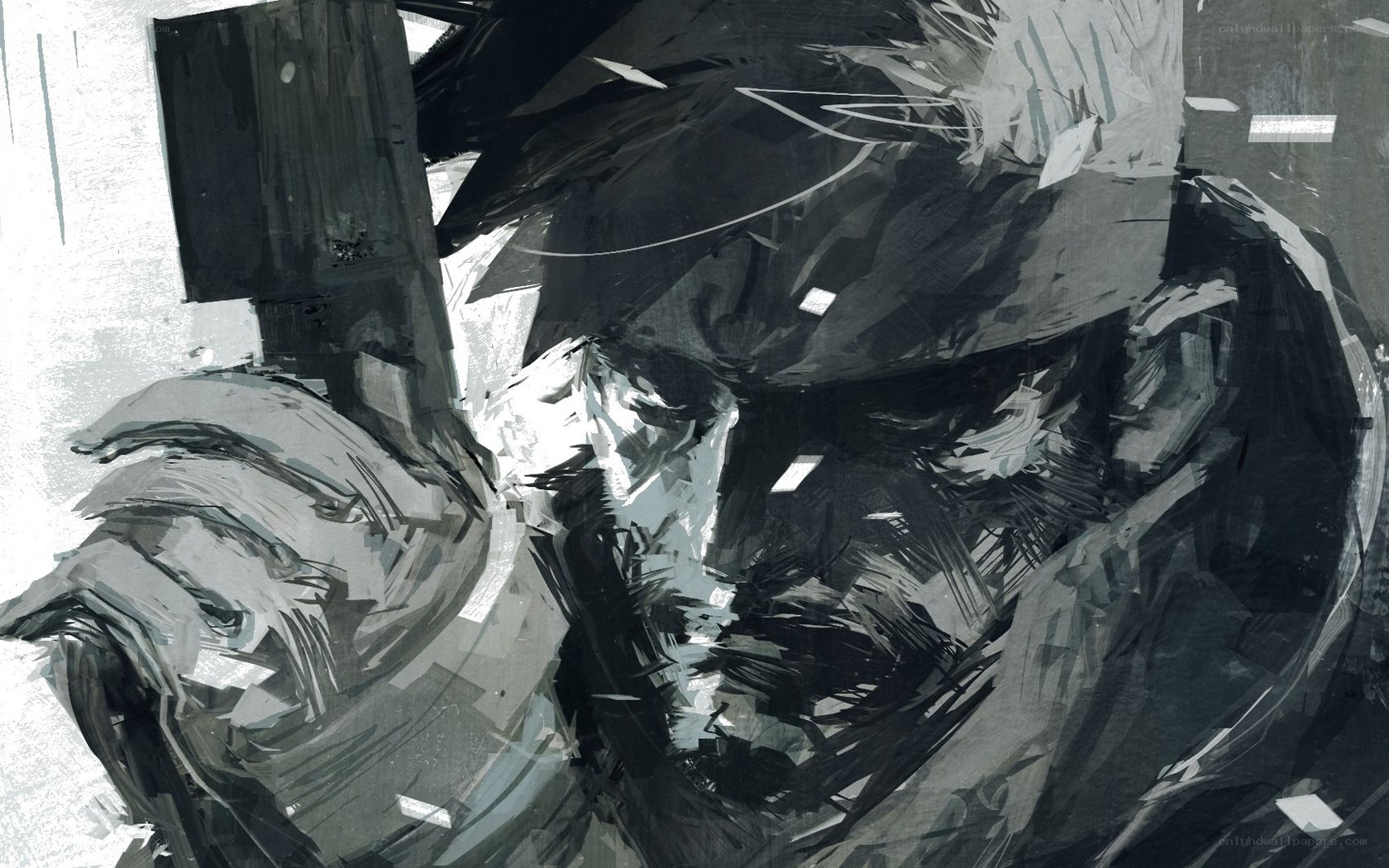abstract character portrait
