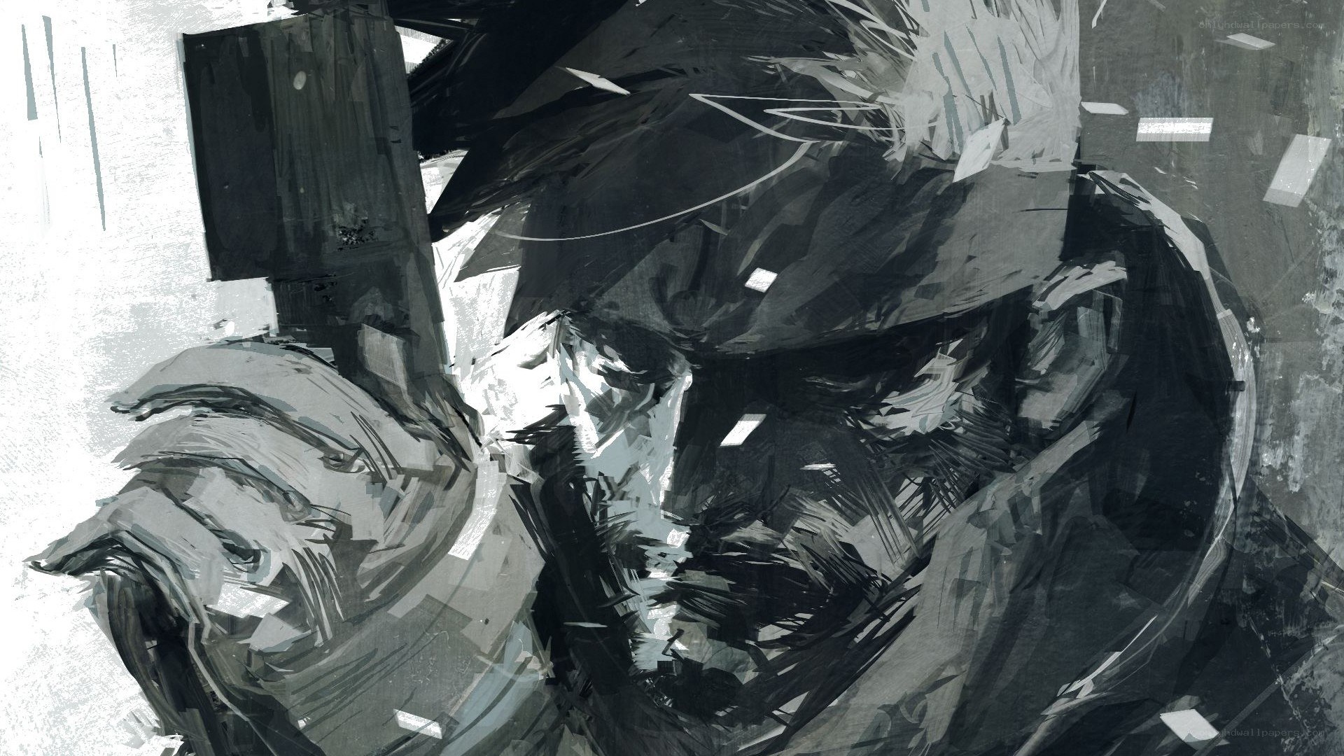 abstract character portrait
