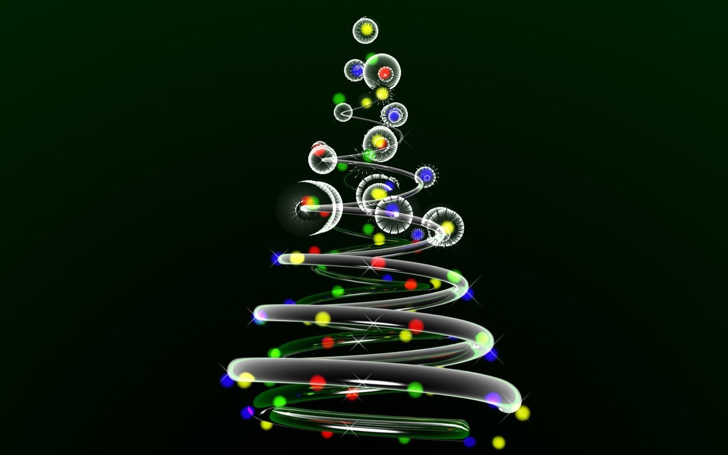 abstract christmas tree design