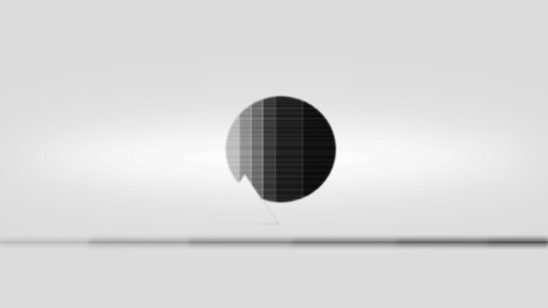 Abstract Circle and Triangle