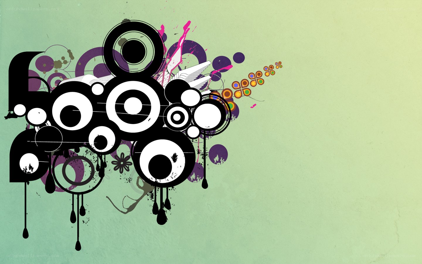abstract circle art design