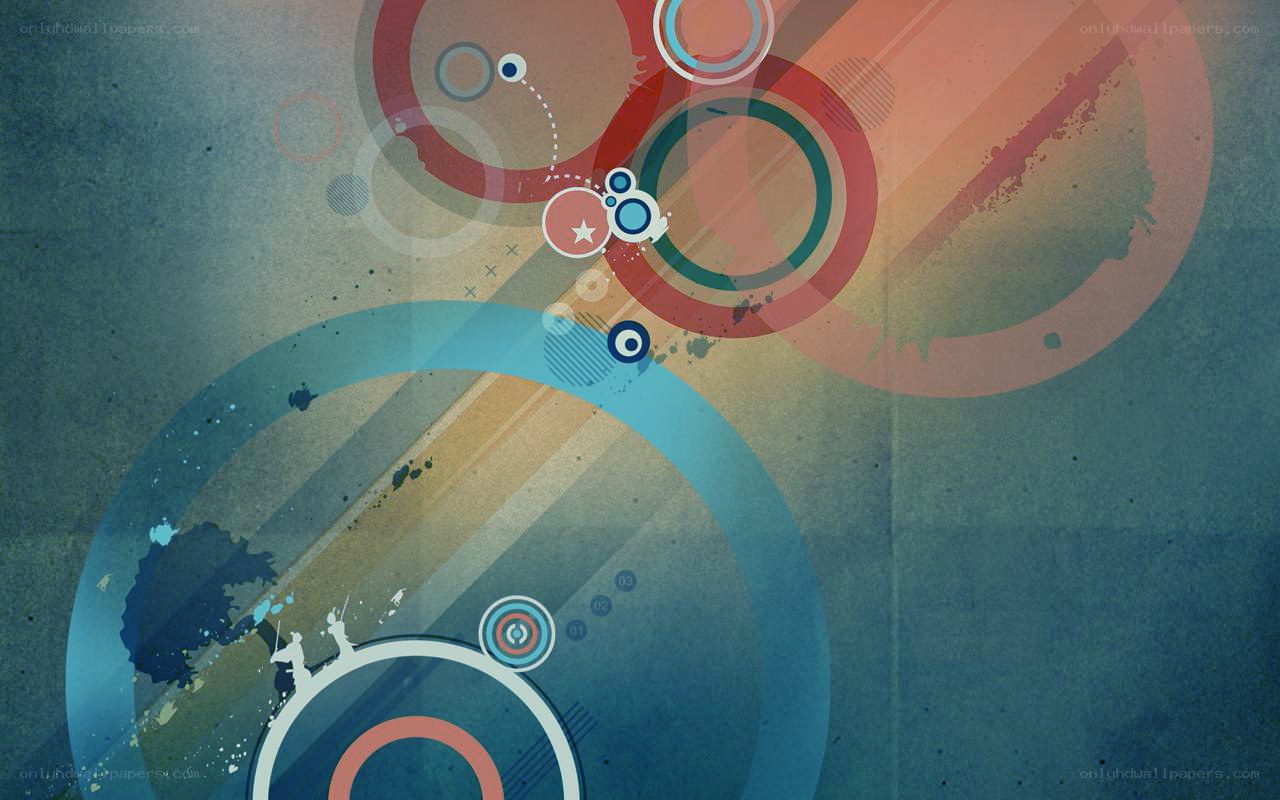 abstract circle art design