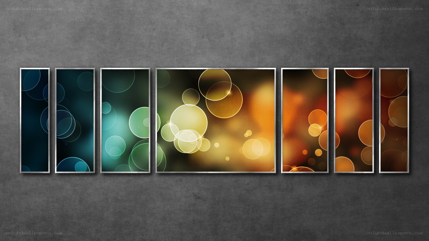 Abstract circle art series
