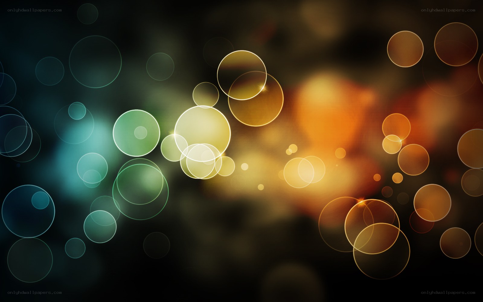 Abstract circle bokeh background