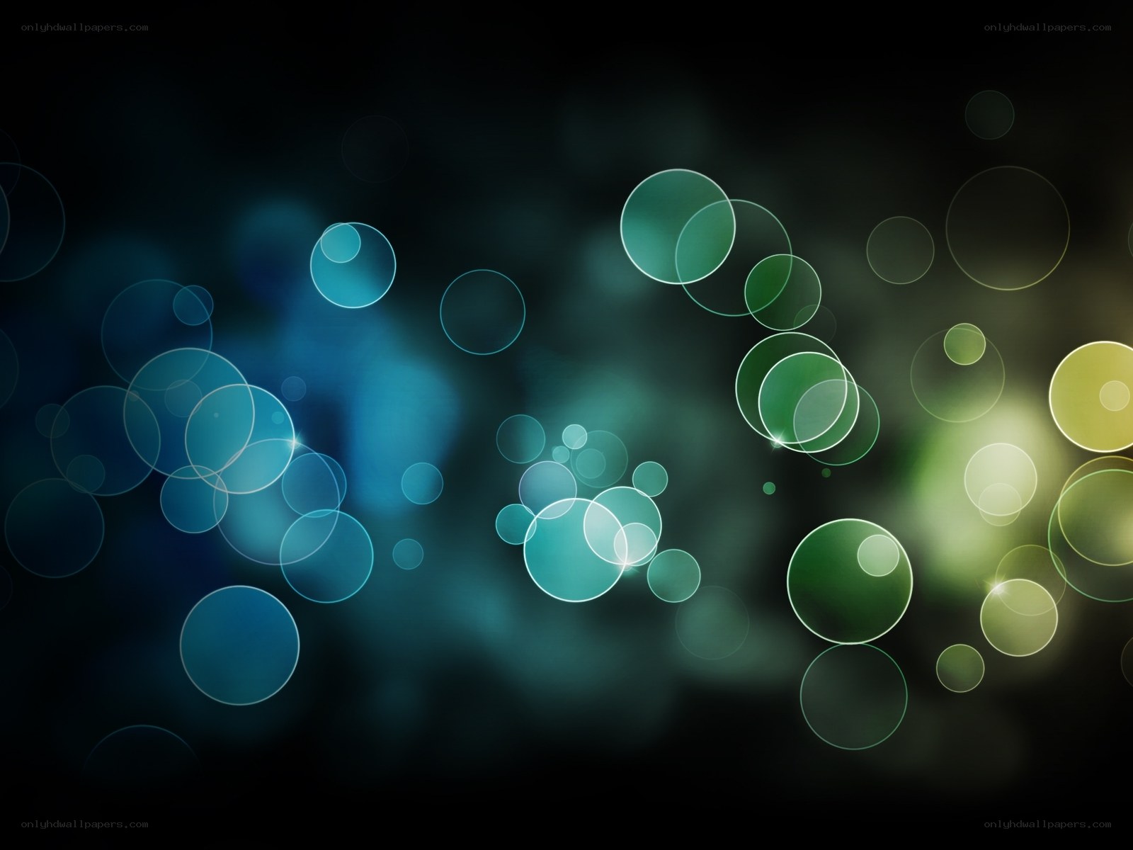 Abstract circle bokeh background